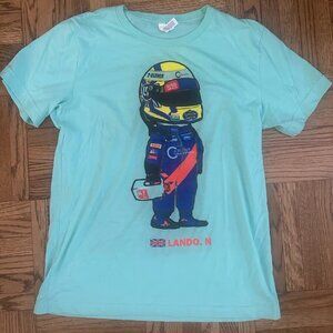 Lando Norris McLaren F1 Driver women’s t shirt size medium